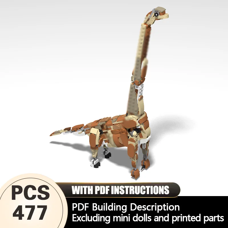 

Creators Animal Series Model MOC Building Bricks Giraffatitan Modular Technology Gifts Holiday Assemble Children Toys Suit