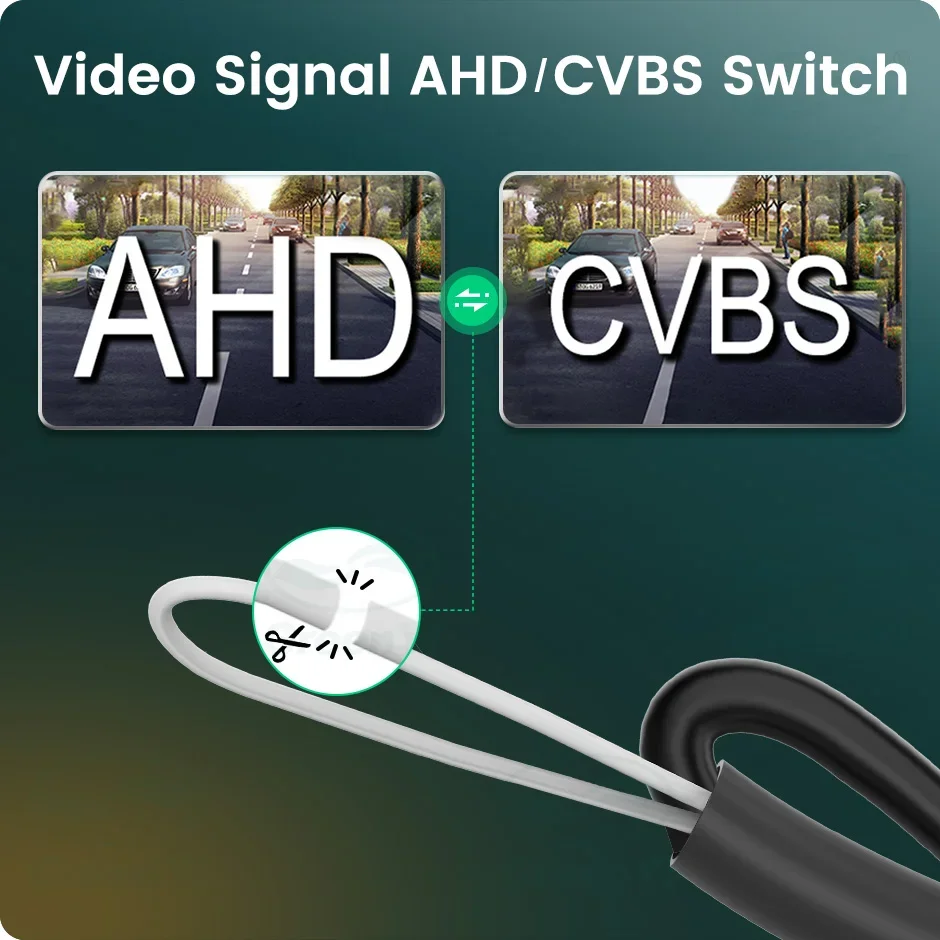 GreenYi Dynamic Traject AHD 1080P Auto-Rückfahrkamera, intelligente Track Guide Line, universelle Fahrzeug-Backup-Nachtsicht – Detail 7