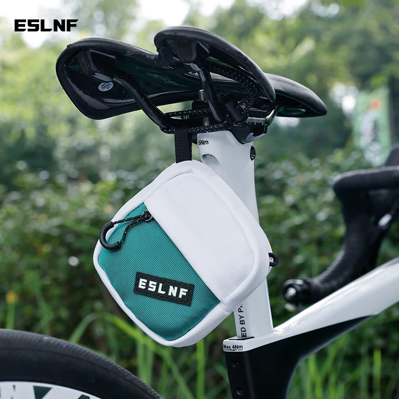 ESLNF Fashion Bicycle saddle bag Portable Bicycle rear bag Multifunction Mountain Road bike bag Accessories
