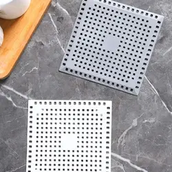 Kitchen Sink Strainer Anti-blocking Mesh Trap Waste Catcher 14.5cm Square Sewer Outfall Drain Filter Kitchen Bathroom Accessory