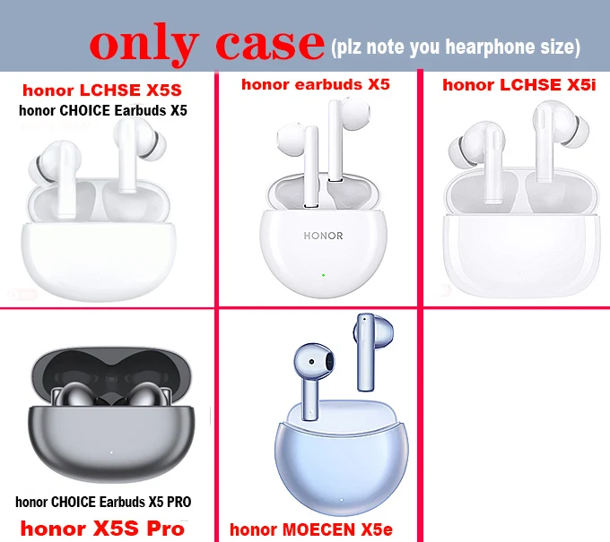 Fashion Daisy Flower Case for HONOR CHOICE Earbuds X5 / X5S PRO Case Cute Silicone Earphone Cover with Keychain Accessory Box