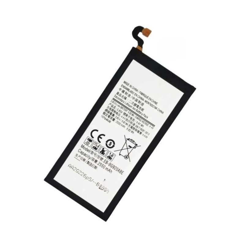 New Replacement Mobile Phone Battery3.85V 2550mAh EB-BG920ABE For Samsung Galaxy S6 G9200 G9209 G9208 G920V G920F G920/T/F/A/I