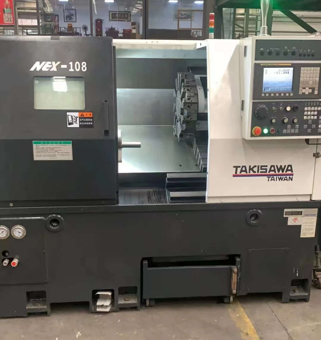 New Design Taiwan TAKISAWA Nex-108 Cnc Automatic Lathe Professional Factory Perfect Design Horizontal Cnc Lathe