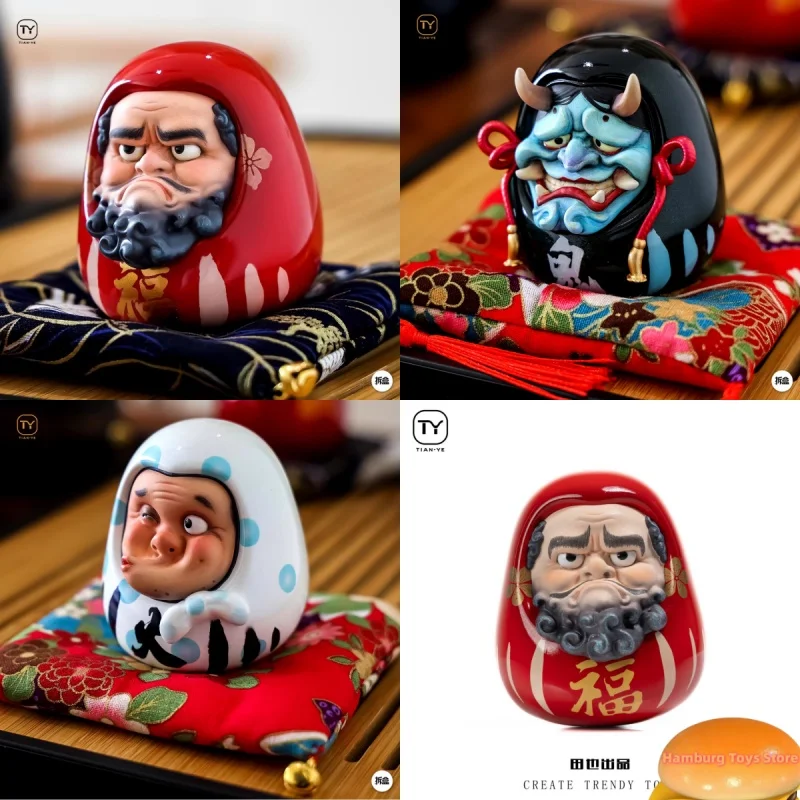 

Prayer Dharma Egg Komatsu Original Art Trend Japanese Figure Ornament Unpacking Action Figures Model Collectio Toy Gifts