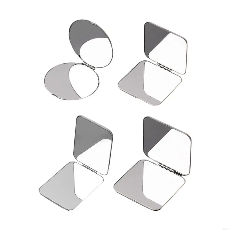 Espelho aço inoxidável dobrável amigável do curso compacto D0UE com base magnética segura