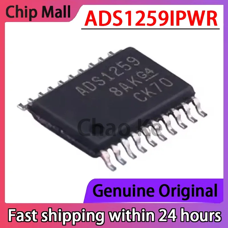 

1PCS ADS1259 ADS1259IPWR TSSOP20 Original Analog-to-digital Conversion Chip Brand New in Stock
