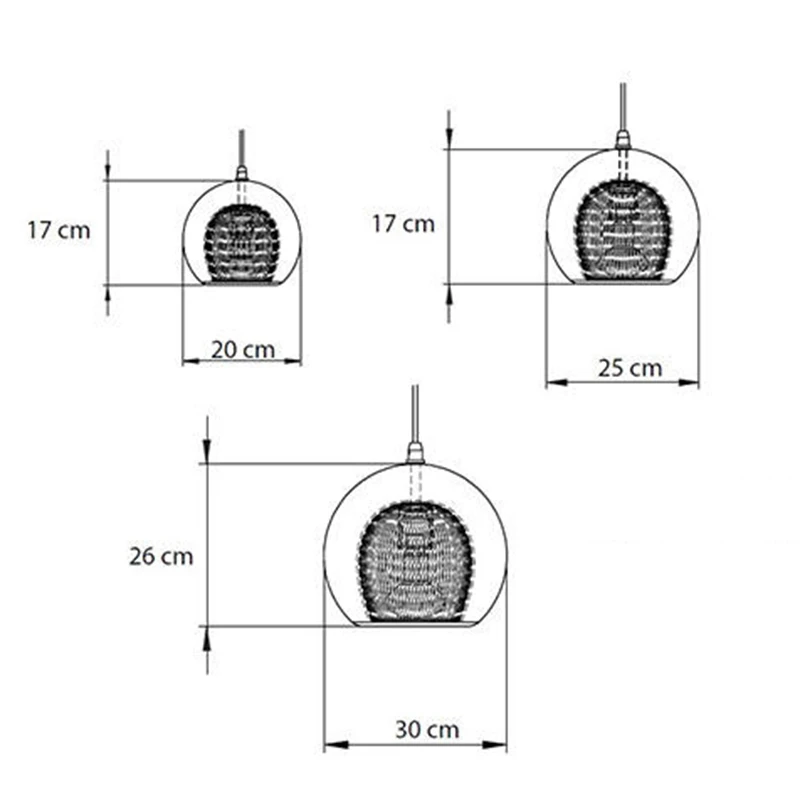 

Modern Glass LED Pendant Light Bedroom Windowsill Lighting Fixtures Double Glazed Dining Room Living Room Staircase Pendant Lamp