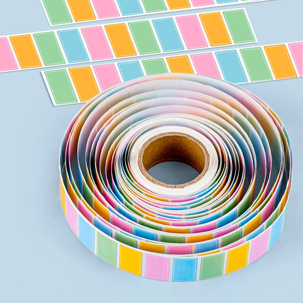 800pcs Stickers Colorful Label Stickers Waterproof Self-Adhesive Logo Handwritten Name Name Stickers Index Stickers