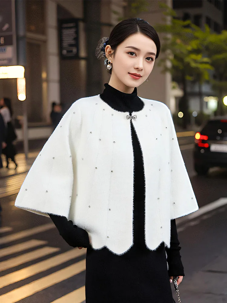 mink-velvet-awl-women's-autumn-winter-thiened-outerwear-wedding-bride-toasting-clothes-faionable-cowl-ne-hi