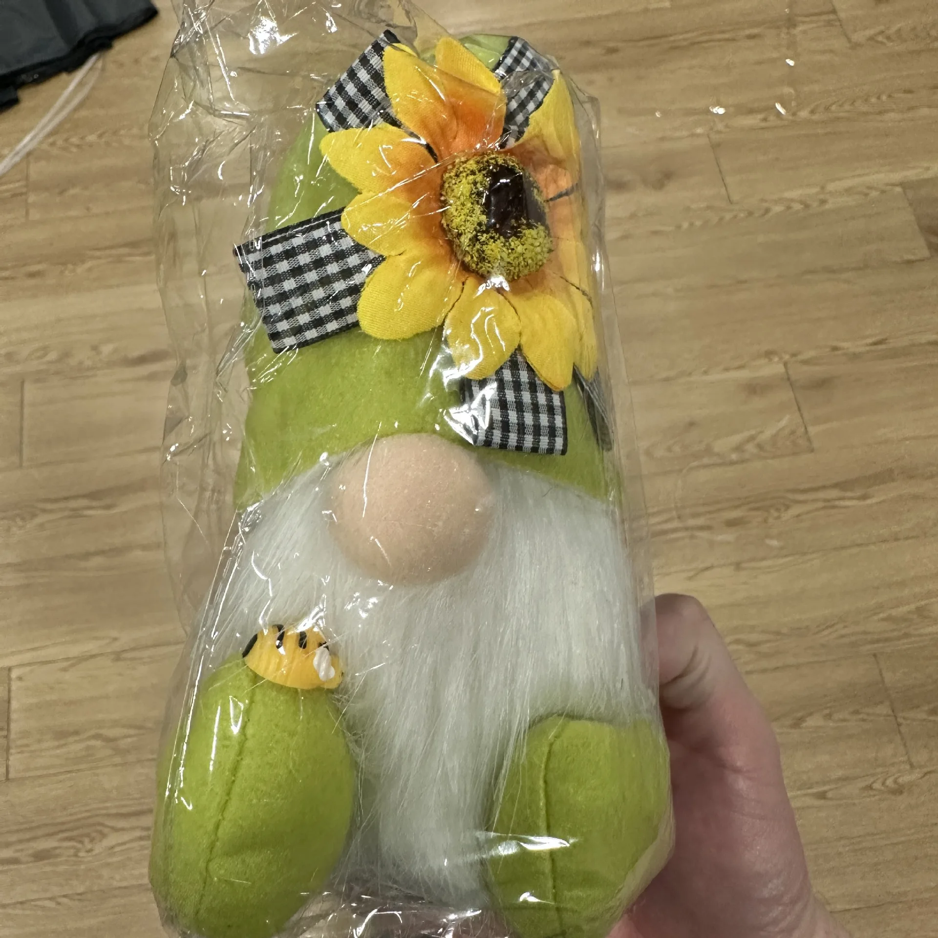 Summer Bee Sunflower Gnome Plush Ornaments Farmhouse Kitchen Table Decor Elf Doll Holiday Gifts