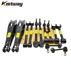 12PCS Rear Suspension Control Arm Kit For Toyota Crown GRS18 For Lexus IS250 IS350 IS300 GS300 GS350 GS430 GRS190 GRS191 UZS190