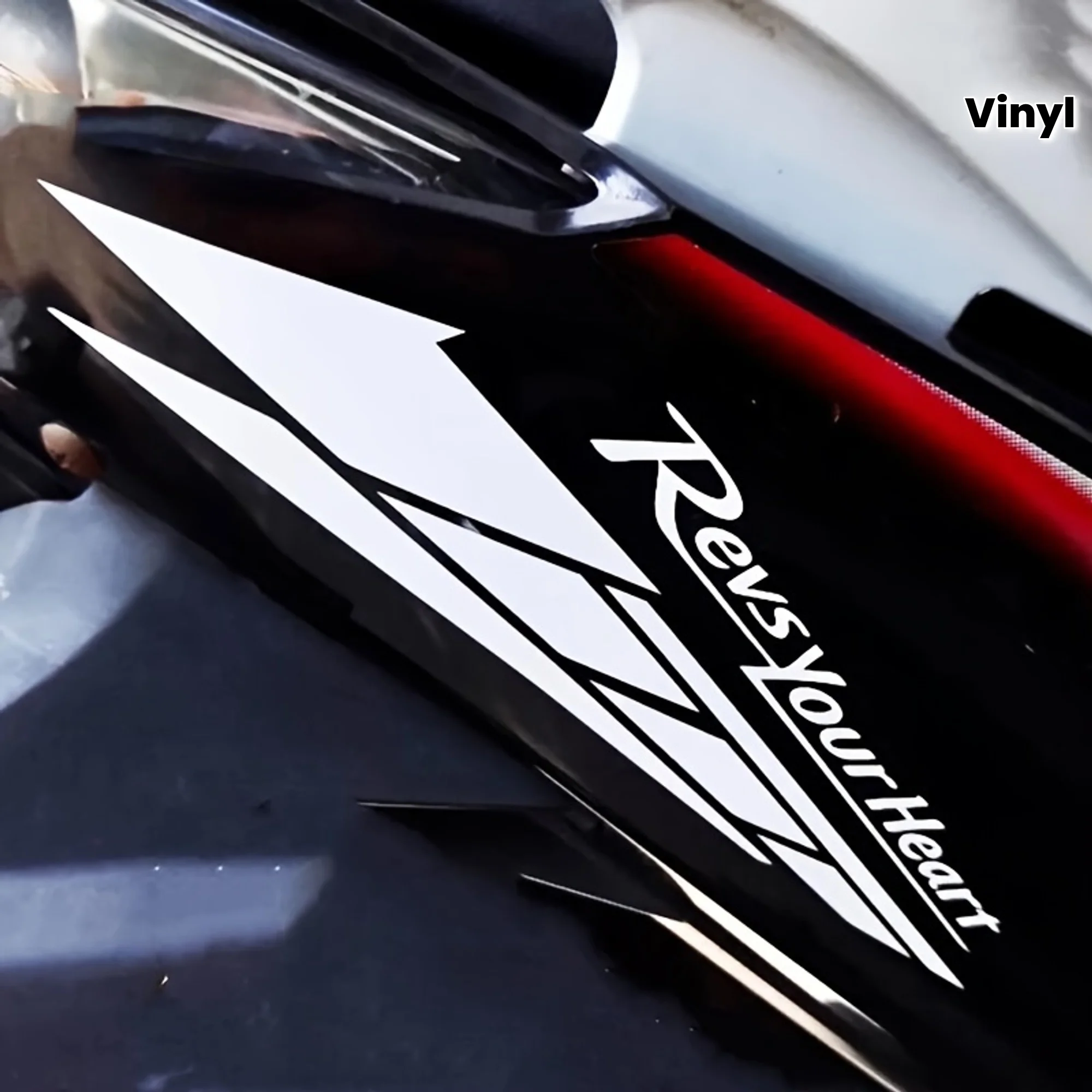 

Wake up your heart Motorcycle stickers scratch resistant accessories vinyl decals motorcycle side trim