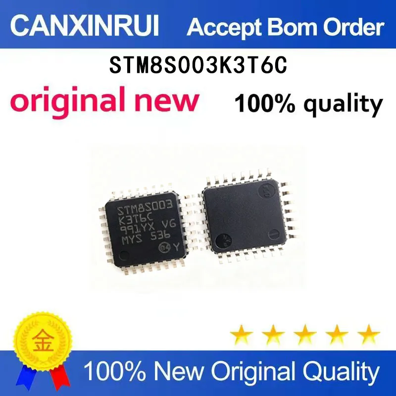 

(5-100 Pieces) New stock STM8S003 K3T6C STM8S003 K3T6C LQFP-32