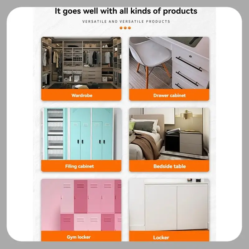 

A46U Intelligent Electronic Password Cabinet Door Lock Digital Key Pad Easy Installation Keyless Cabinet Locks Drawer Lock