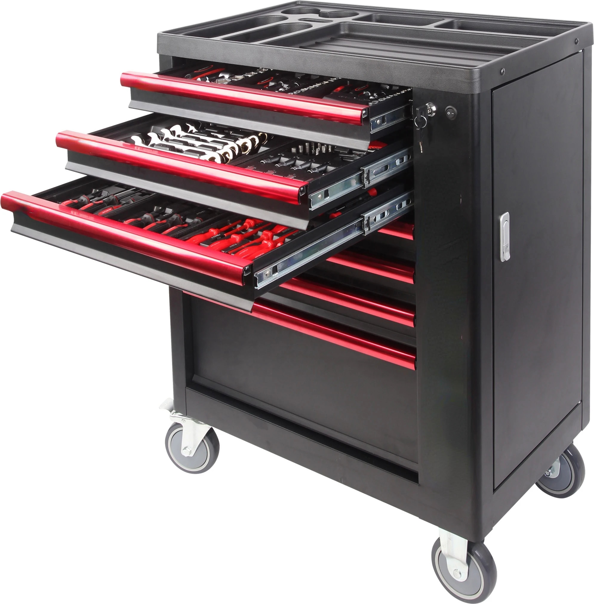 Hot Products Iron Material Tool Cabinet High Quality Steel Tool Box Roller