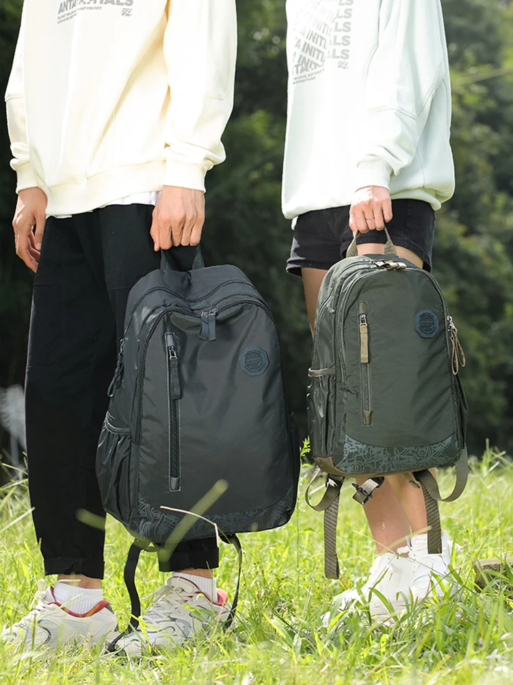 Fouvor 2024 New Women Backpack Large Capacity Fashion Oxford Computer Student Bag Zipper Travel Canvas Bags School Bags 2535