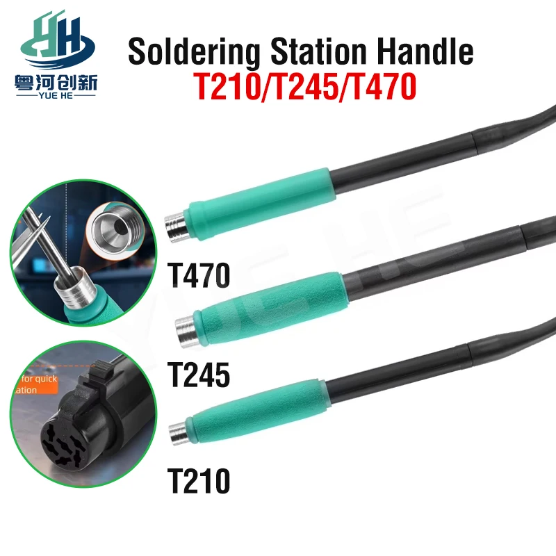 Soldering Iron Handle Solderless Plug in T210/245/470 Fast Heating Professional Electronics Repair Tools