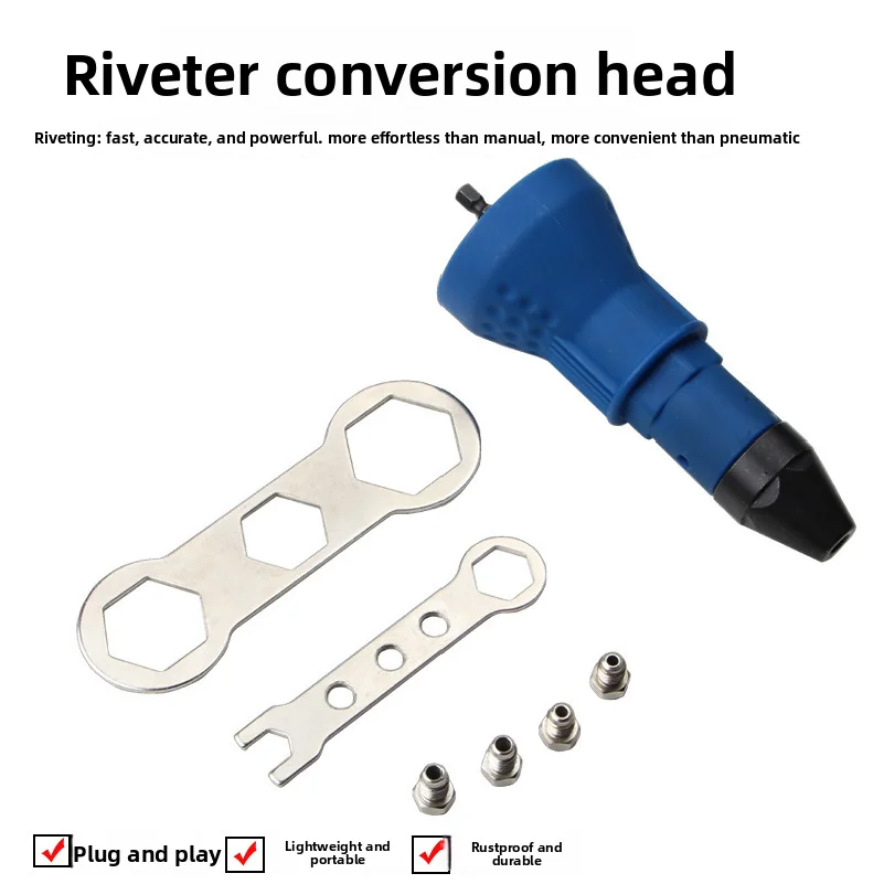 Electric rivet gun, pull rivet gun, nut gun, riveting tool, electric pull rivet drill