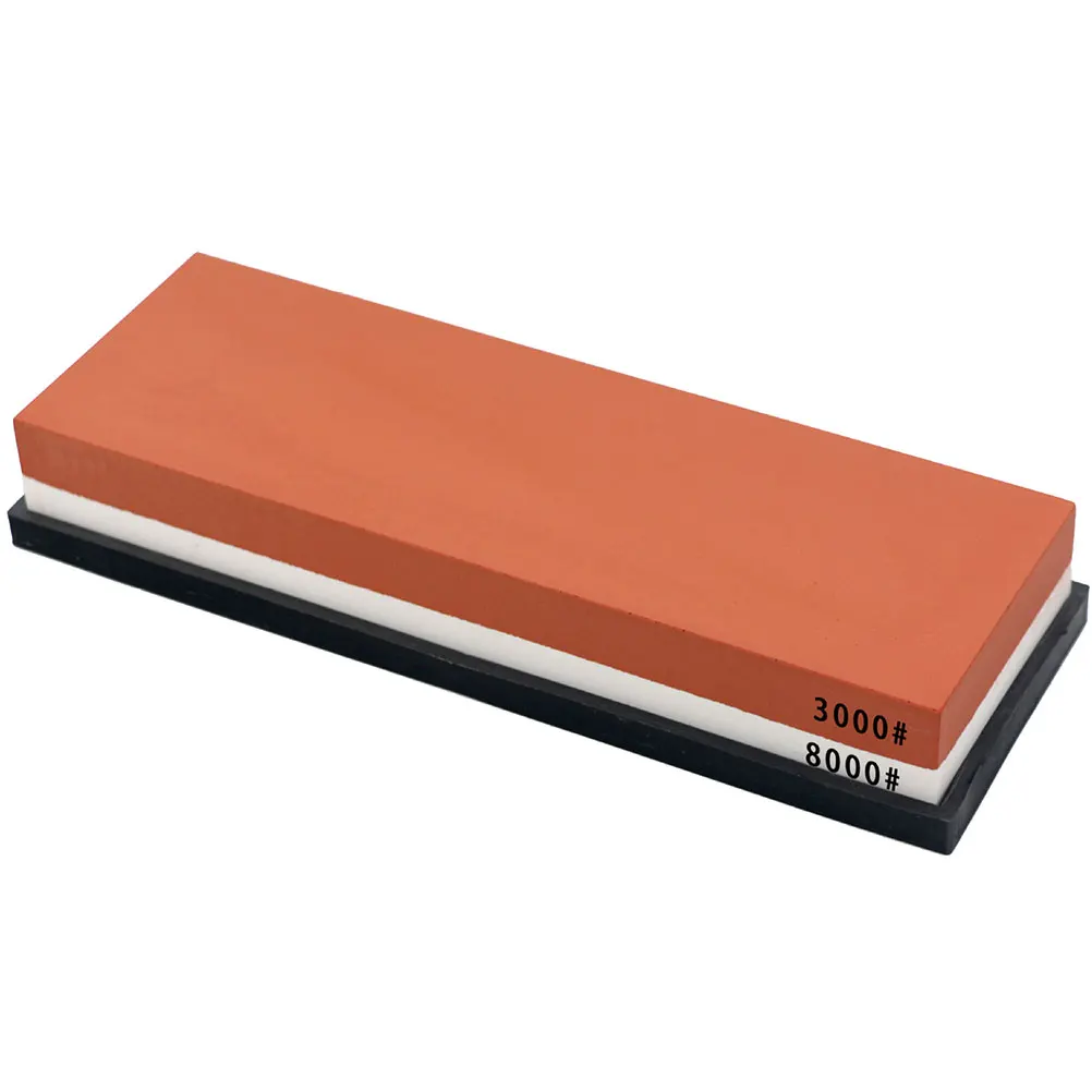 

Double-Sided White Corundum Sharpening Stone Kitchen Home Restaurant Use Corrosion Resistant Durable Abrasive Sharpener Honing