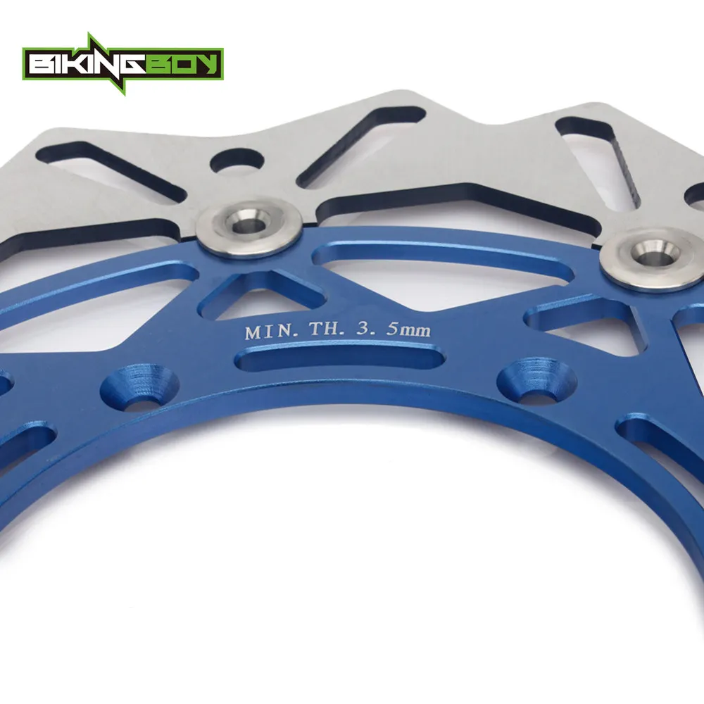 BIKINGBOY For Yamaha YZ250F YZ450F 08 09 10 11 12 13 14 15 Oversize 320mm Front Brake Disc Disk Rotor Bracket YZF 250 YZ-F 450