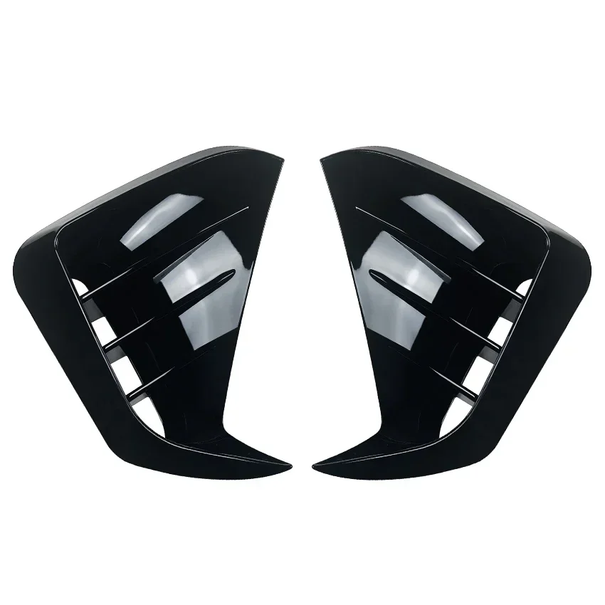 2 pçs amortecedor dianteiro lado ventilação & grelha lâmina guarnição capa para kia stinger 2017-2023 amortecedor dianteiro guarnição canards estilo