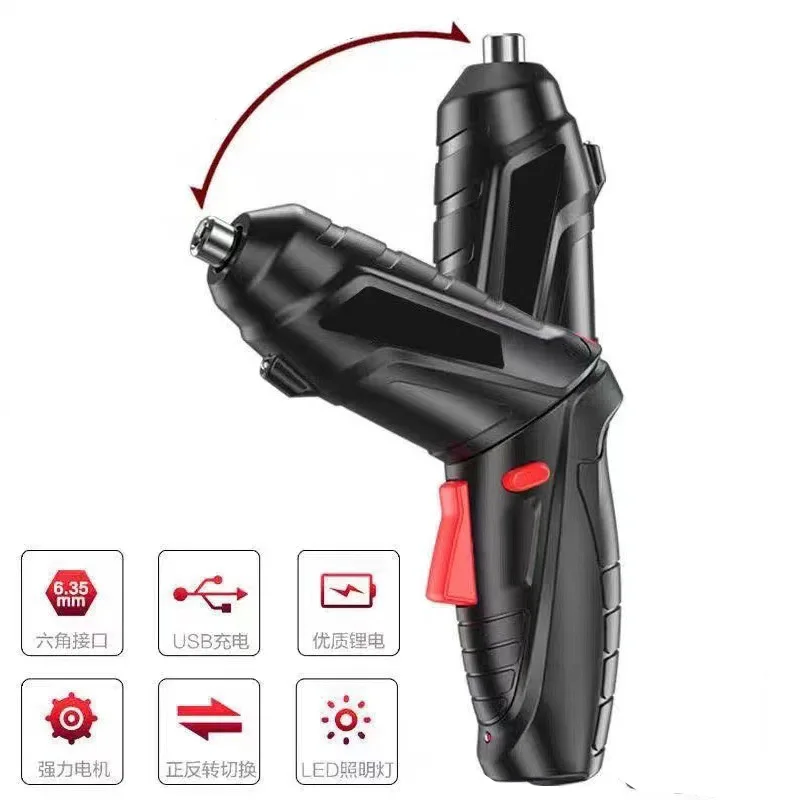 USB Rechargeable Cordless Electric Screwdriver Drill Cordless Screwdriver Drill Hand Drill