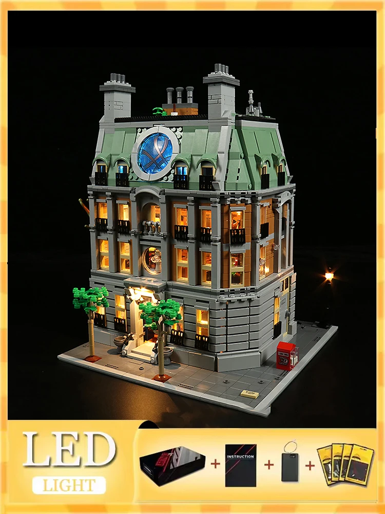 Zestaw oświetlenia LED DIY do LEGO 76218 Sanctum Sanctorum (tylko oświetlenie LED, bez modelu klocków) — 2