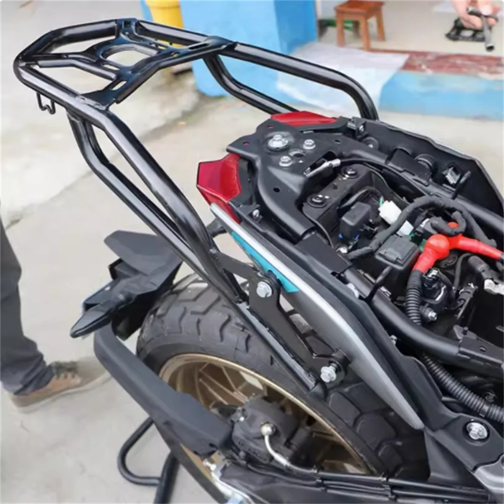 تعديل رف الأمتعة ل CFMOTO Clx700 CL-X700 الناقل دراجة نارية الجانب الخلفي صناديق الأمتعة حالات تصاعد رفوف بين قوسين