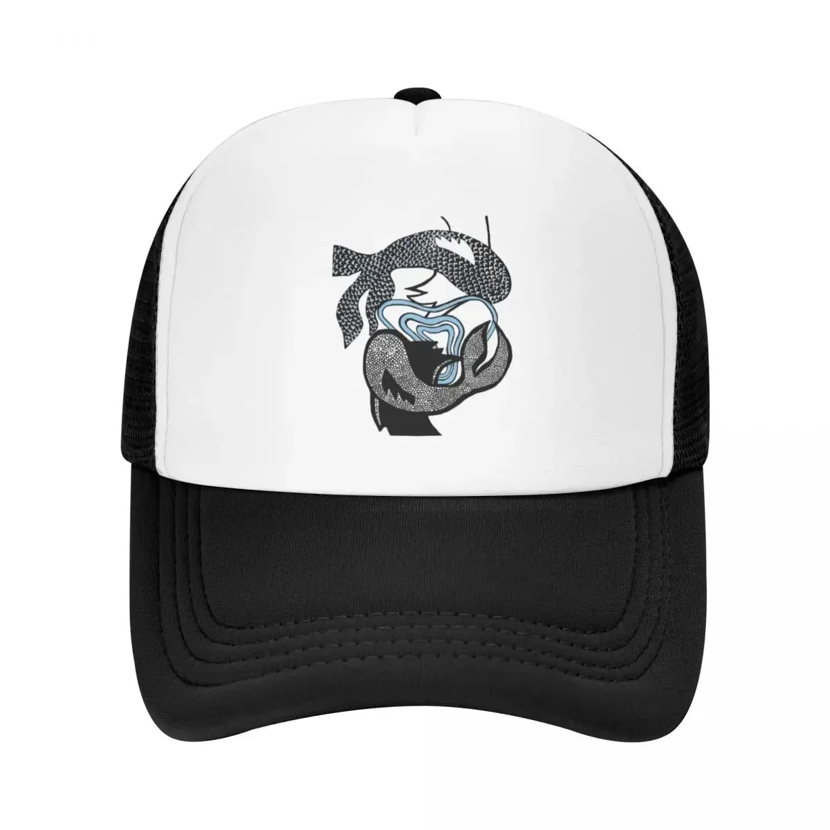 Ying Yang Koi Fish Pond Baseball Cap foam party Hat Gentleman Hat party Hat Hats Woman Men's