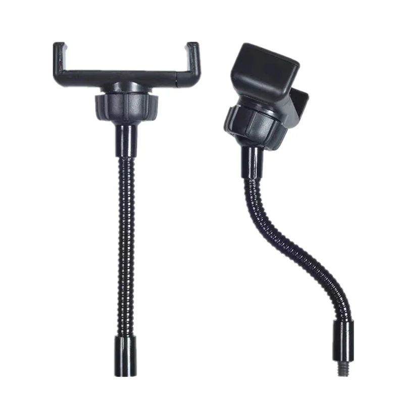 Flexible Hose Arm Cell Phone Clip Holder For Led Selfie Ring Lamp Replacement Kit 360 Degree Mount Mobile Phone Holder Clamp