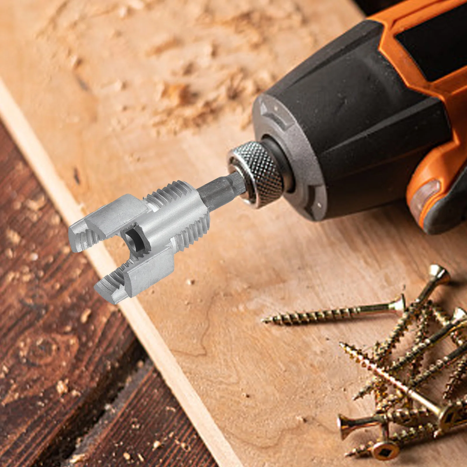 For Home DIY Projects Efficient Pipe Opener Drill Bit Set 36*39mm 1.41*1.53in Versatile Threading Tool For Plumbing Accessory