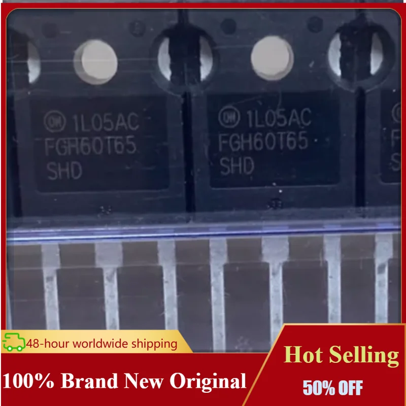 8-20PCS FGH60T65SHD FGH60T65 60A/650V TO-247 Inverter Welding Machine IGBT Power Tube Brand New Authentic In Stock