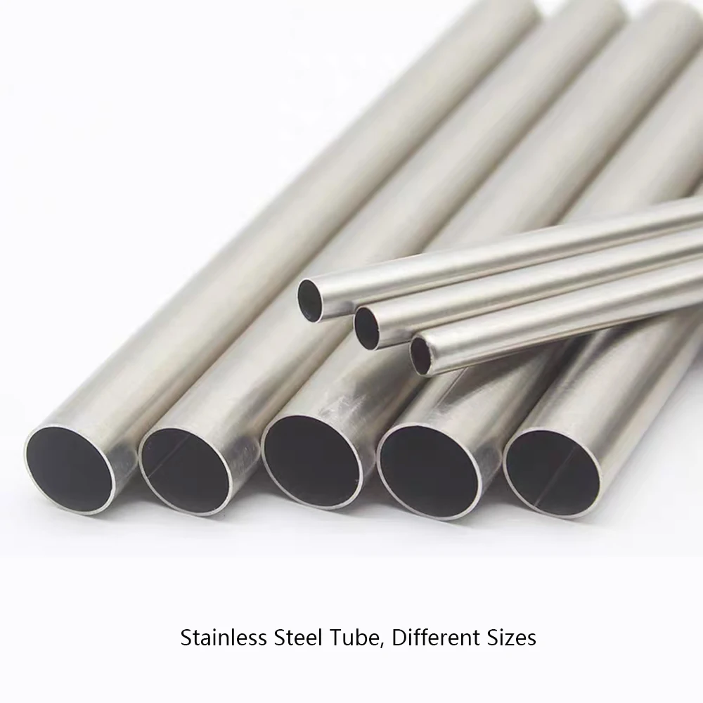 304 Stainless Steel Capillary Hollow Tube, Stainless Steel Pipe, Thin-walled Small Round Tube Seamless Pipe Laser Cutting