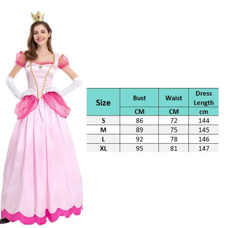 الكبار الخوخ فستان الأميرة حفلة الهالوين تأثيري حلي الزي فستان بتصميم حالم الأم Daugter حفلة المرأة فستان كرنفال