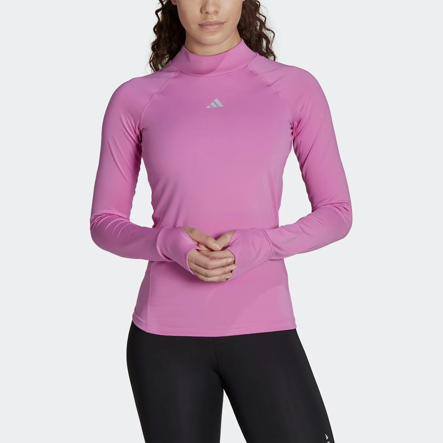 

Женская спортивная повседневная дышащая футболка с длинными рукавами Adidas Originals SMC HI3370