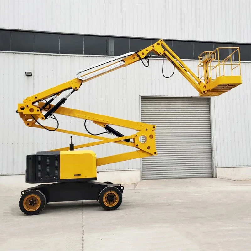 Portable Lifter Telescoping 12m-24m Aerial Trailer Towable Manlift Tow Behind Small Boom Man Lift