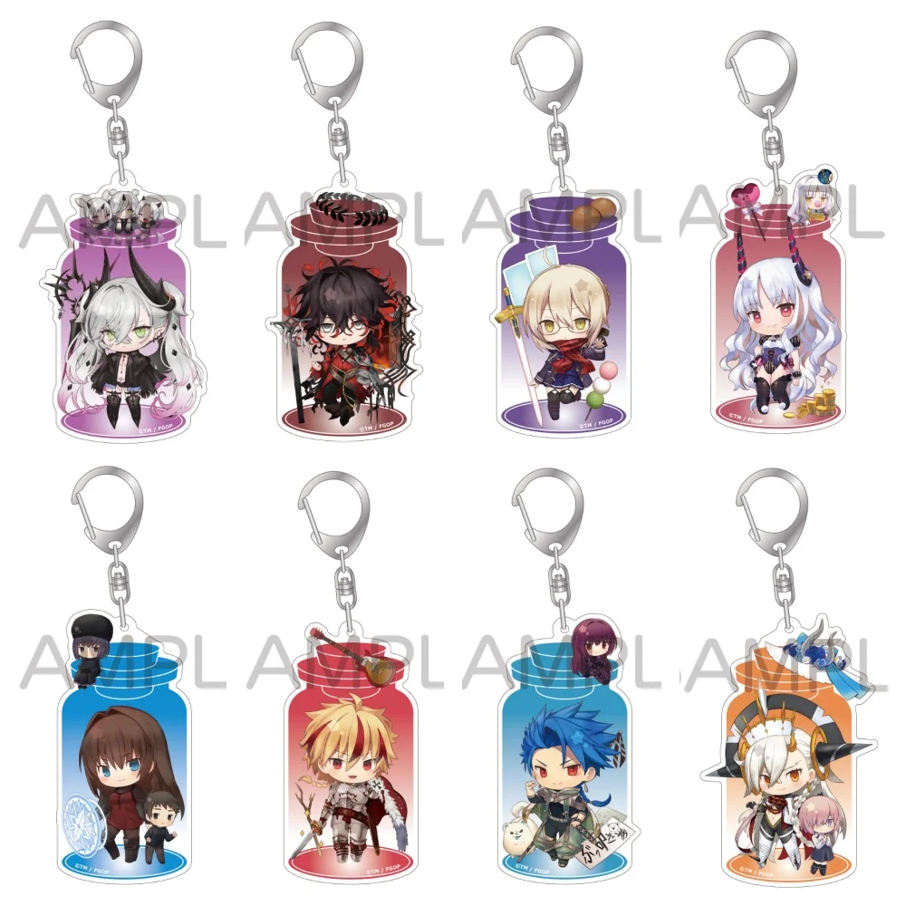 Брелок-для-ключей-6-см-по-аниме-fate-grand-order-Фуджимару-Рицука-Маш-Кириэлайт-Астолфо-Акриловая-модель-плакетка-Подарок-на-день-рождения