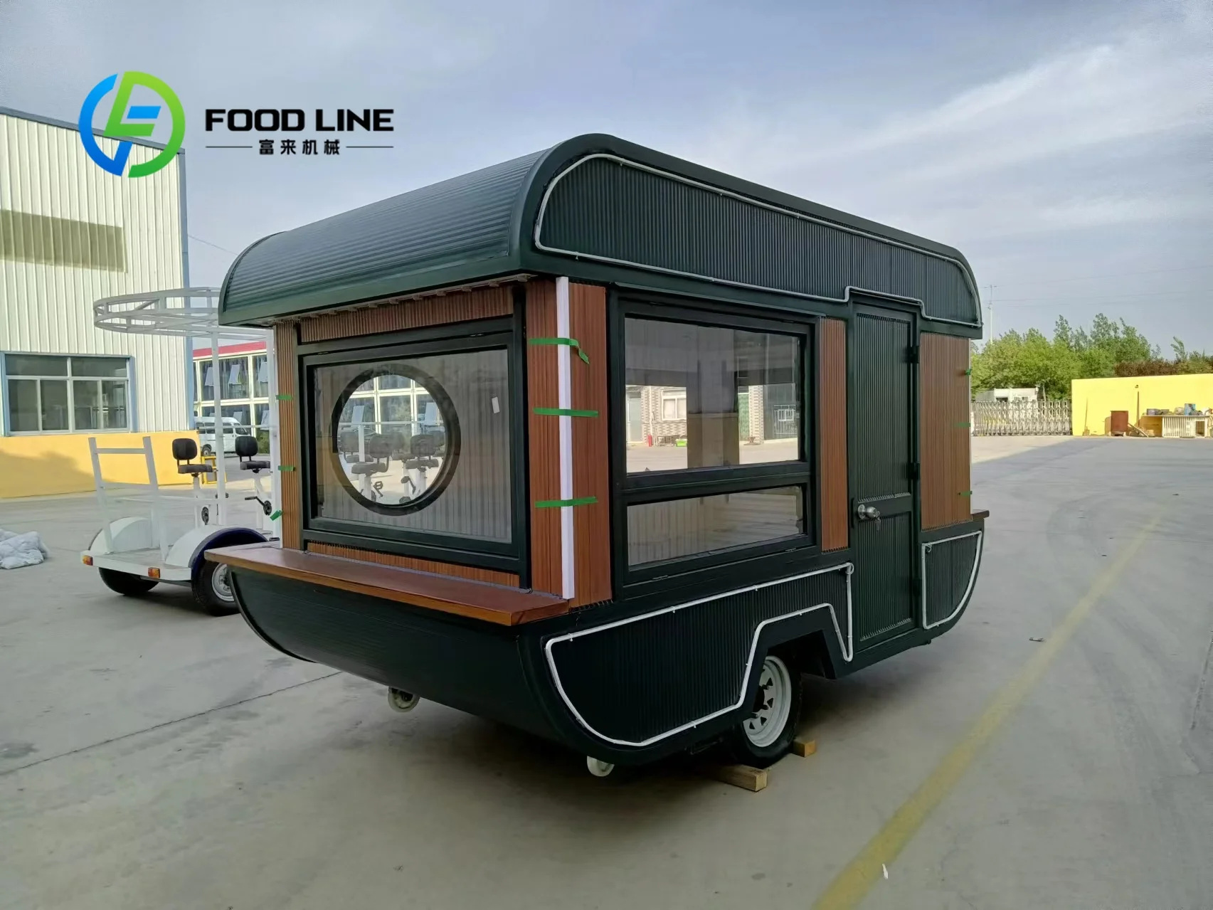 شاحنة طعام مقطورة القهوة Mingtai، مبيعات المصنع مباشرة عالية الجودة، لبيع الوجبات السريعة، الآيس كريم، هوت دوج، البرغر، إلخ #5
