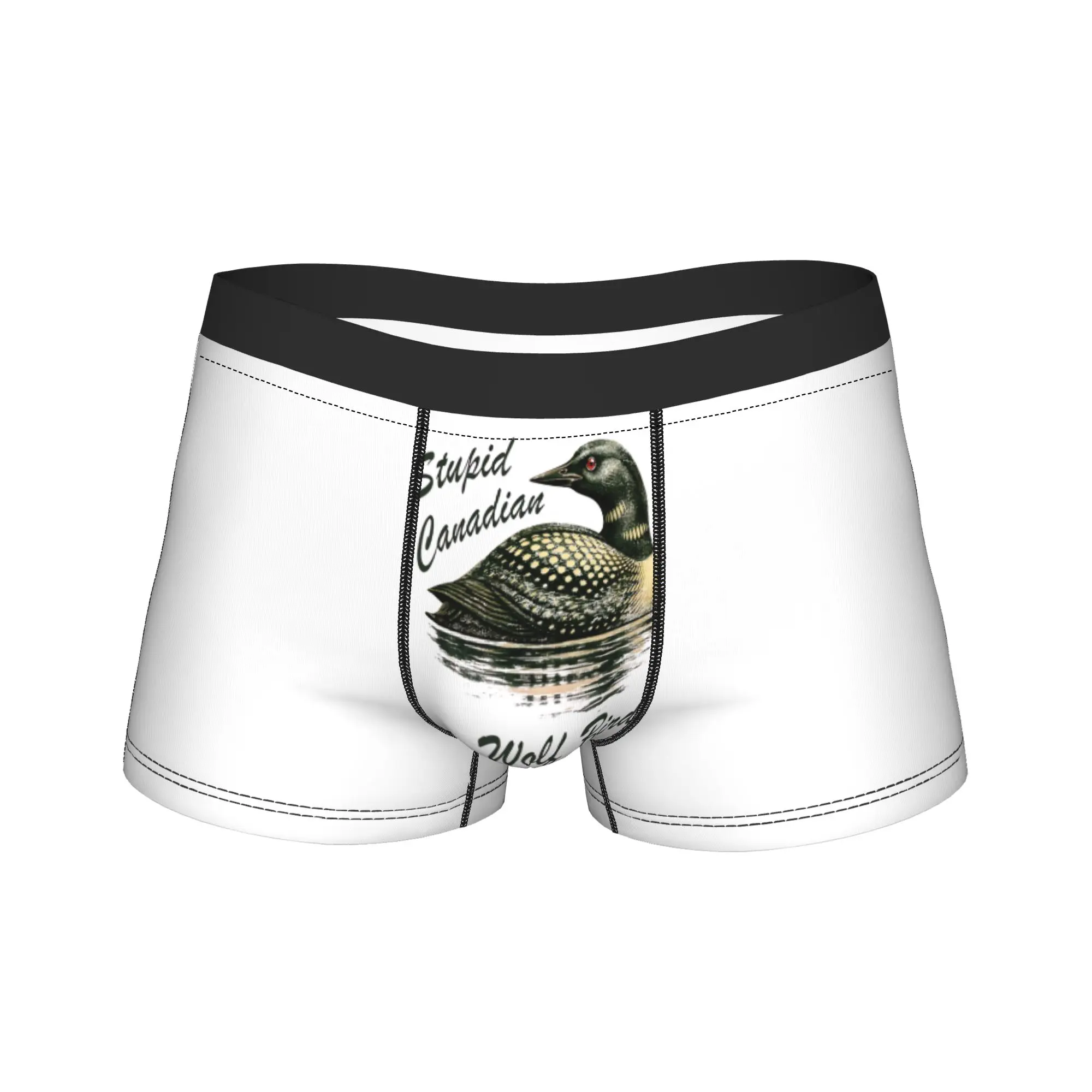 

Глупый канадский волк птица боксеры шорты 3D чехол нижнее белье Лидер продаж шорты с принтом трусы забавные мужские трусы больших размеров