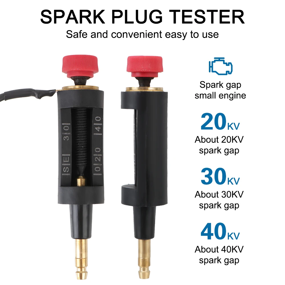 

Test Repair Tools Spark Plug Tester In Line Car Circuit Diagnostic Adjustable Ignition Coil Tester