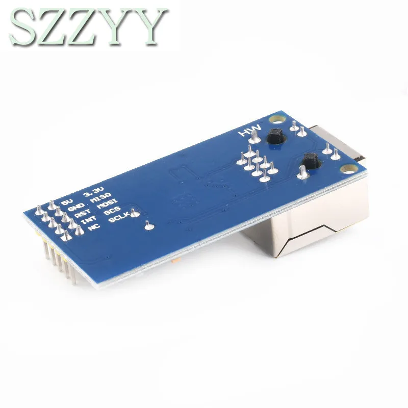 W5500 ethernet escudo módulo de rede lan suporte tcp/ip 51/stm32 programa microcontrolador com 32k bytes spi 3.3v/5v sobre w5100