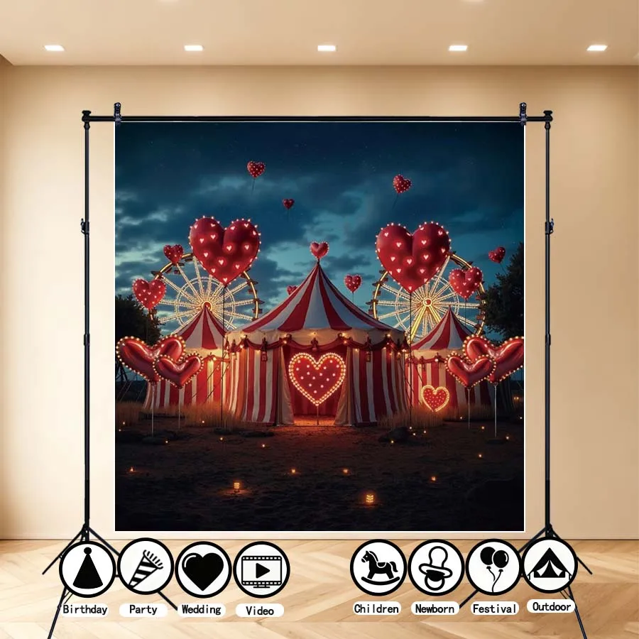 MOON.QG วันวาเลนไทน์พื้นหลังสำหรับถ่ายภาพดอกกุหลาบสีแดงกำแพงอิฐประตูฉากหลังอุปกรณ์เสริมสำหรับสาวถ่ายภาพวอลเปเปอร์