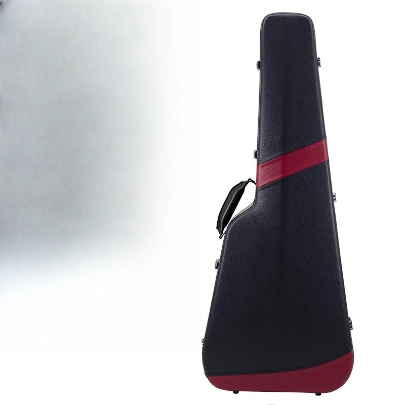 Guitar glass, piano box, black 39-inch classical bag, leather hard shell, anti-collision and anti-compression three-dimensional