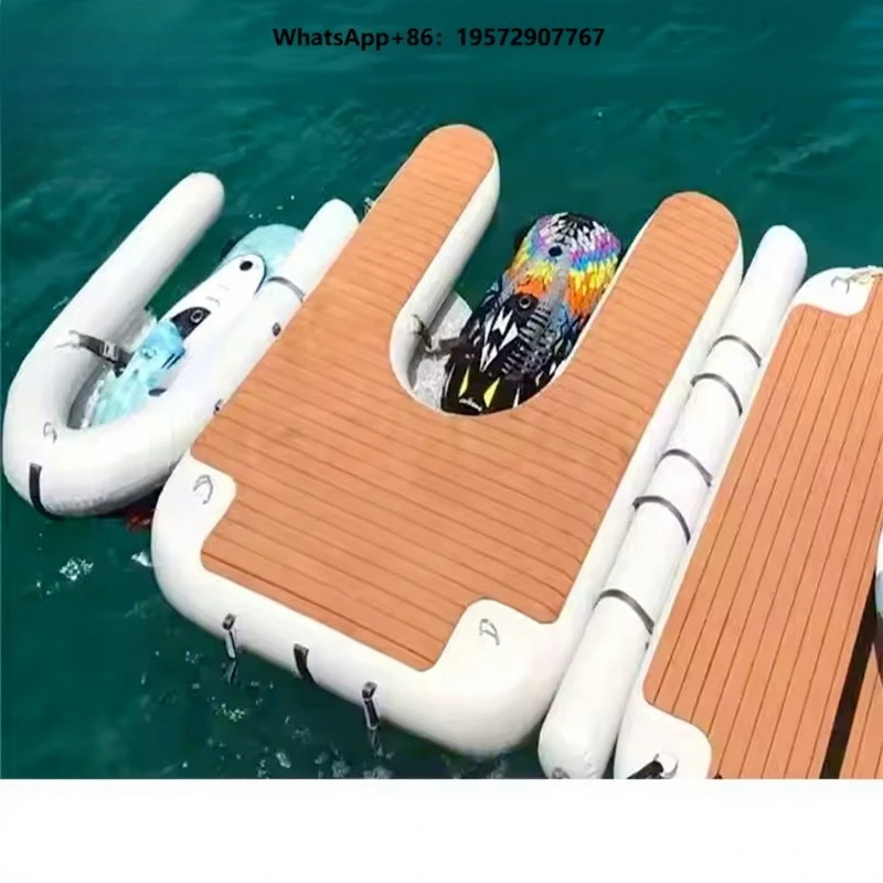 Inflatable Water Platform Inflatable Dock U Shape Water Island