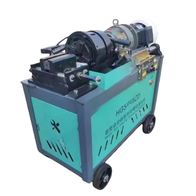 Extend Model Steel Bar Rebar Thread Rolling Machine Motor Gear 380V Automatic Rebar Coupler Threading