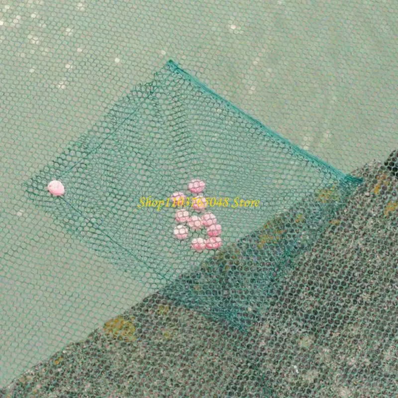 

R53E Portables Folding Fish Net Nonslip Meshes Wide Mouthes Fishing Net For Enhances Rate Easy To Carry Storage