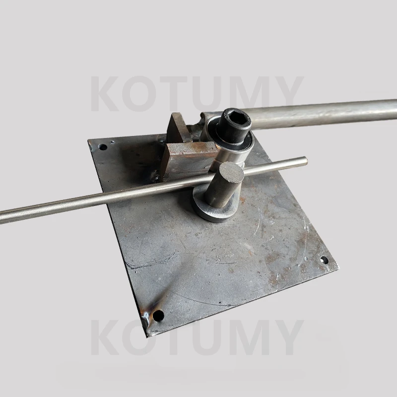 Small Manual Steel Bar Bender Portable Construction Building Bending Rebar Bending Tool Deformed Rod Folding Machine 1MM-8MM