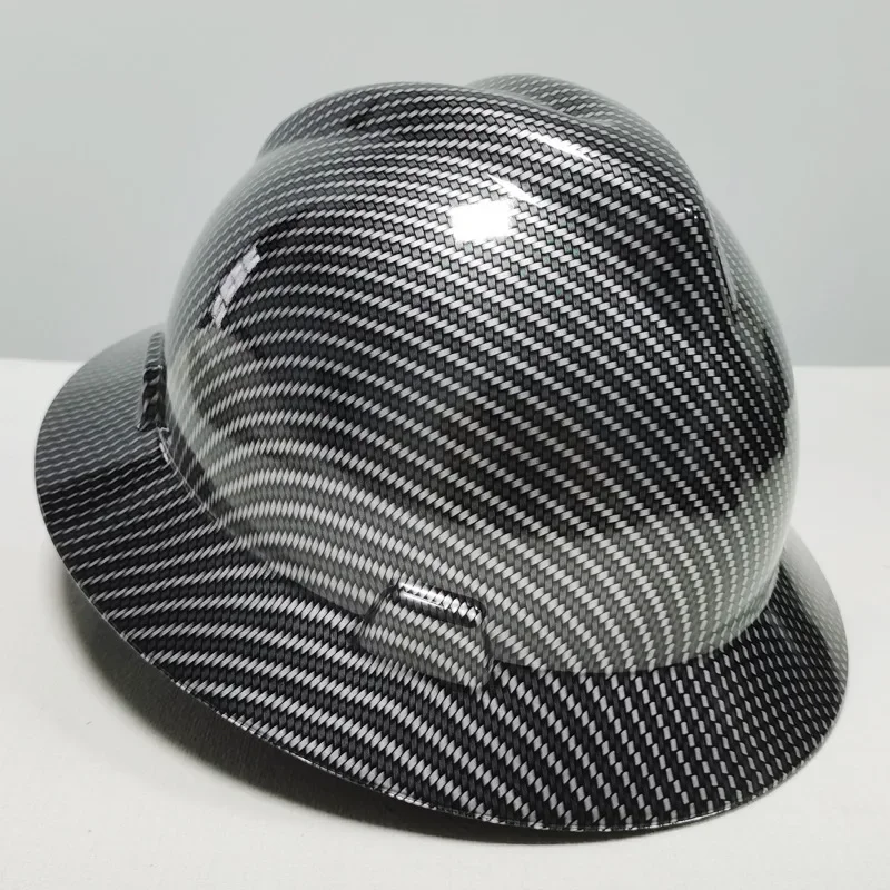 Capacete De Segurança De Design De Fibra De Carbono, chapéu De Construção Duro, Alta Qualidade, Equipamento De Proteção Do ABS, Tampão De Trabalho