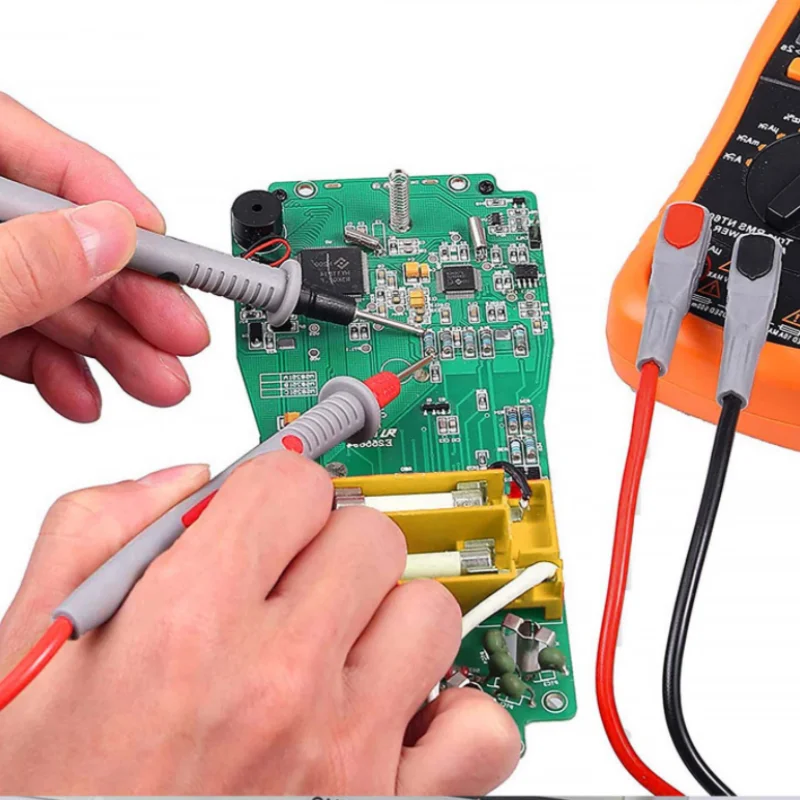 Series Universal Multimeter Probe Test Leads Kit with Replacement Needle Tester Tip IC SMD Test Hook Alligator Clip