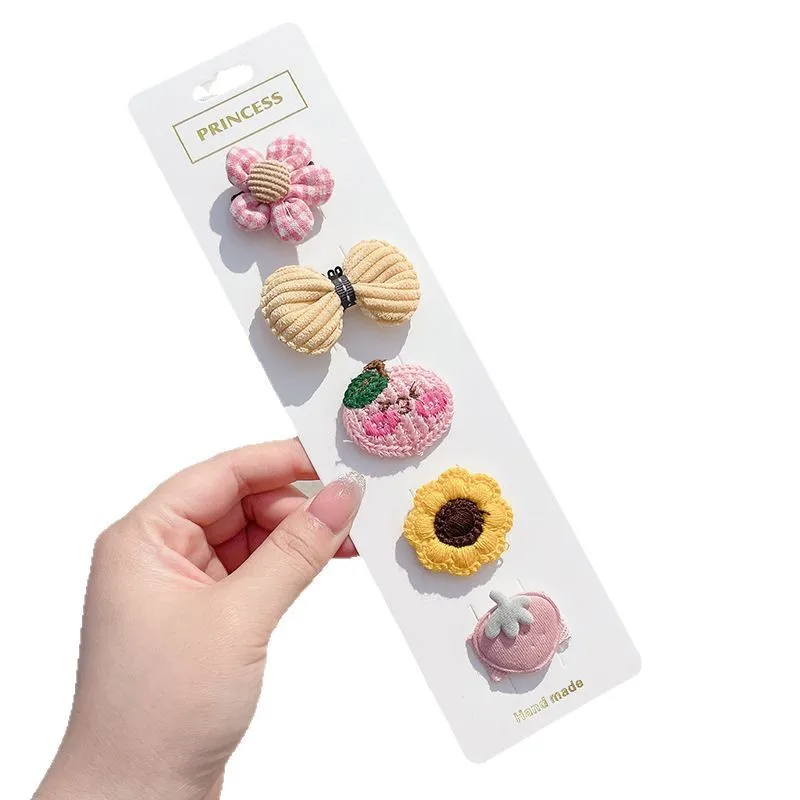 Cute Baby Hair Clip Baby Does Not Hurt Hair Clip Children's Hair Accessories Girls Side Bangs Hair Clip Headdress. image 5